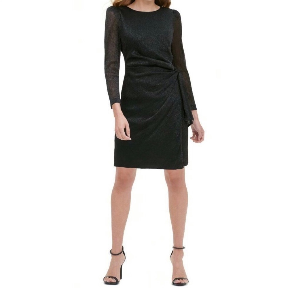 TOMMY HILFIGER “metallic sheath” dress